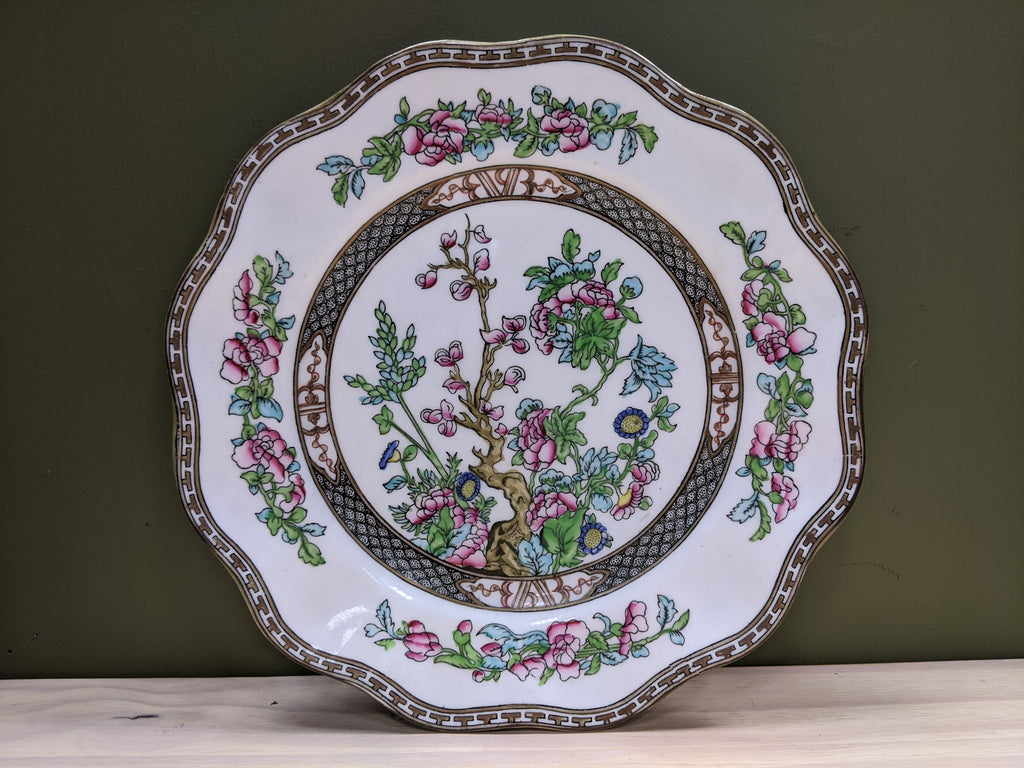 Vintage Hand Painted Indian Tree Design Plates by Coalport – Old Bridge ...
