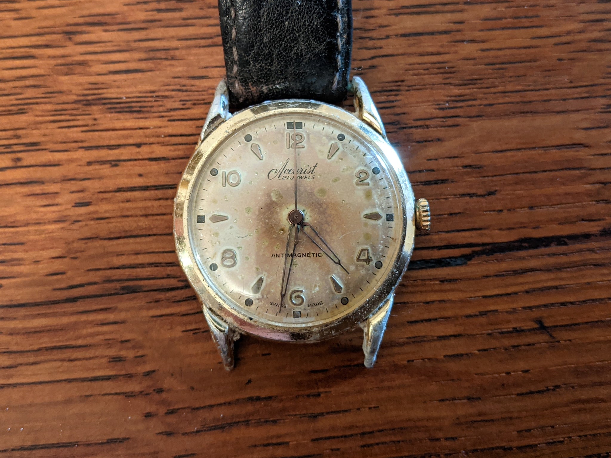 Accurist 21 jewels antimagnetic watch best sale
