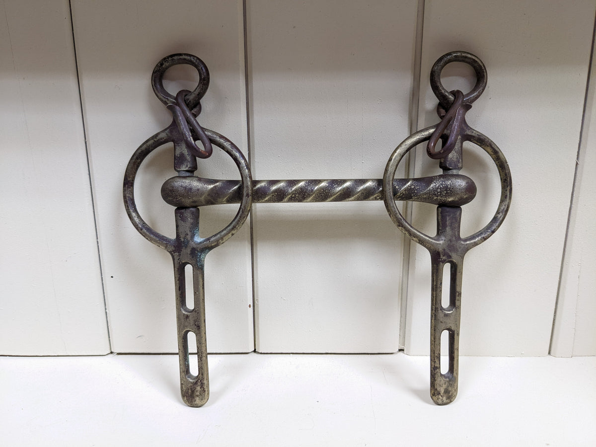 Heavy Vintage Solid Brass Horse Bit Old Bridge Antiques